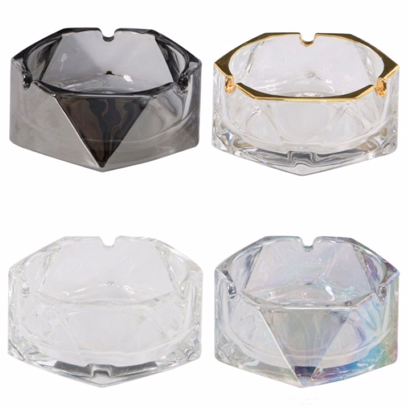 Mini hexagonal ashtray