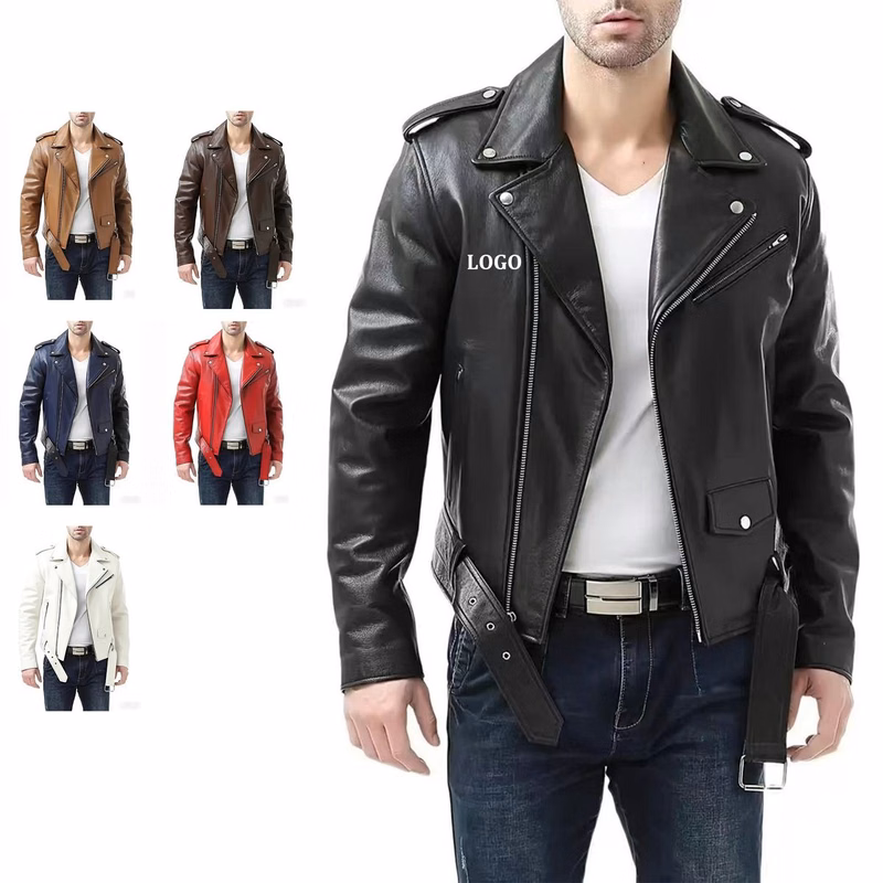 Men Faux Bomber Jacket