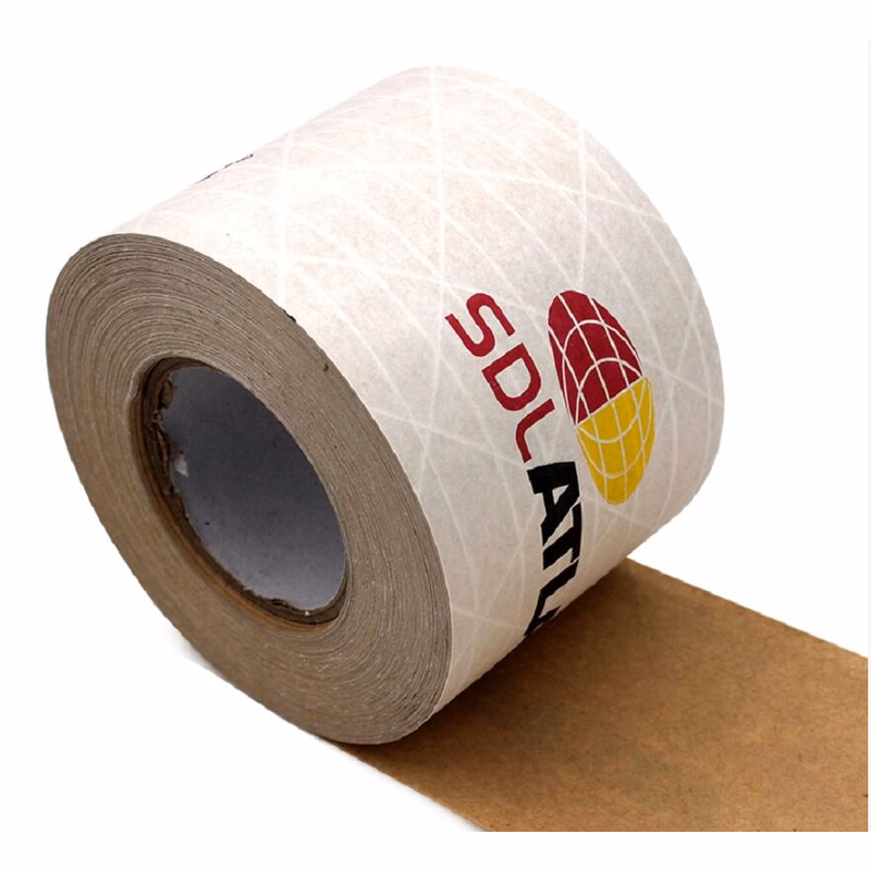 Custom 3 Color White Ultra Durable Water-Activated Tape