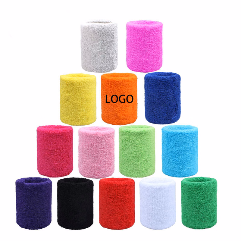 Moisture Wicking Athletic Cotton Terry Cloth Sweatband