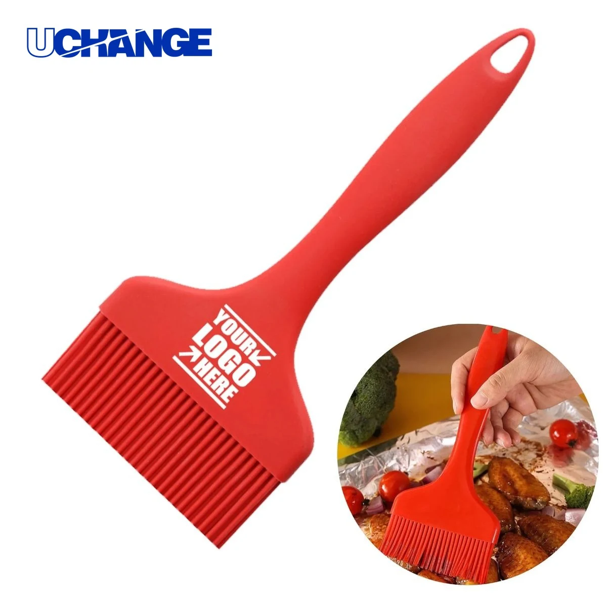 Wide Silicone BBQ Basting Brush Tool 1