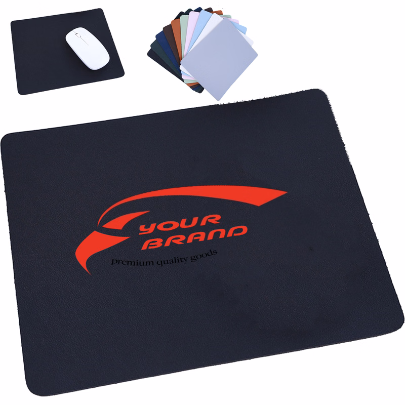 Leather Mouse Pad Small Waterproof Solid Color Simple