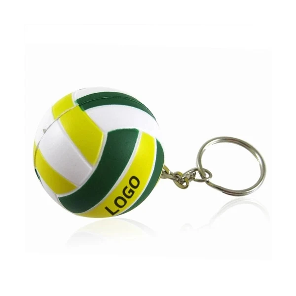 Volley Ball Stress Reliever Keyring 1
