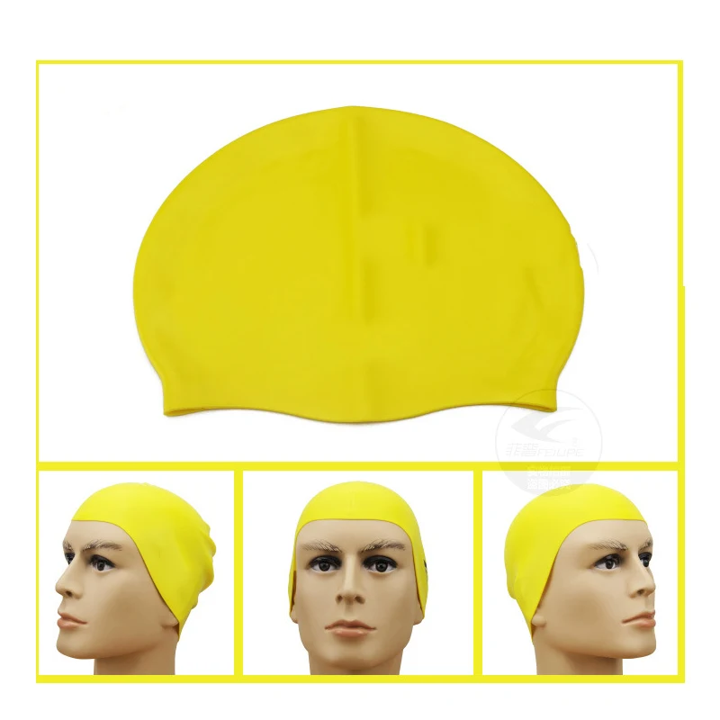 Adult swimming cap with customizable marking 1