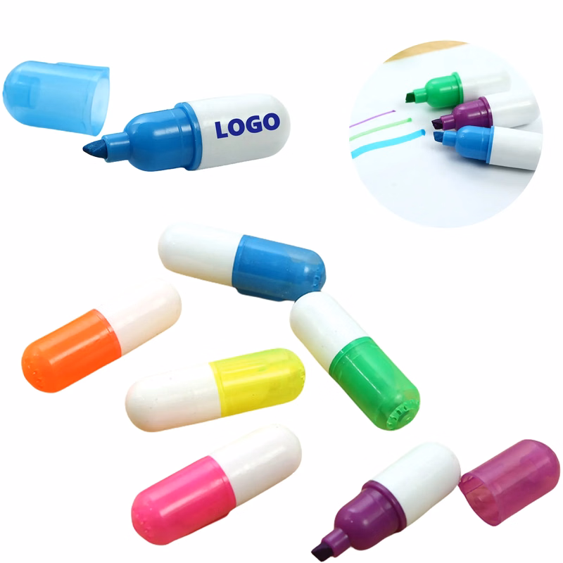 MOQ100PCS Mini Telescopic Ballpoint Pill Pen