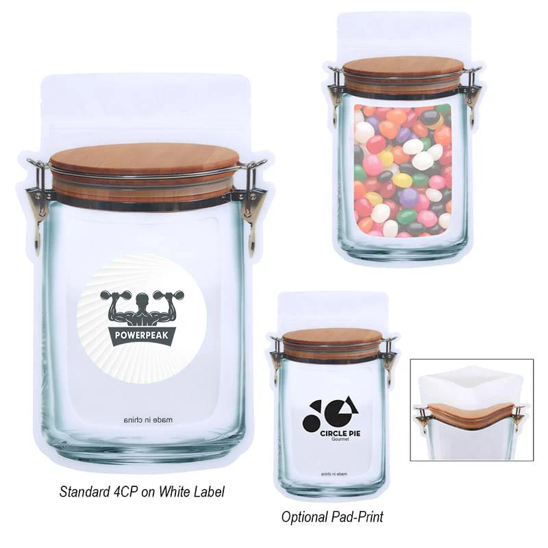 5.5 Oz. Reusable Storage Bag - Chocolate Almonds 1
