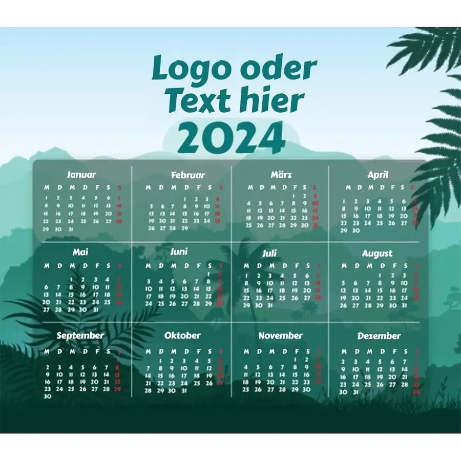 Nature Mouse Pad with Calendar 1
