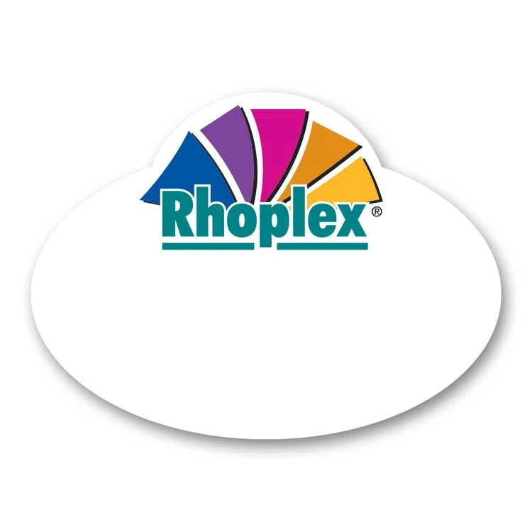 Laminated Name Badge Full Color (2.125"X2.875") Oval W/Oval Bump 1