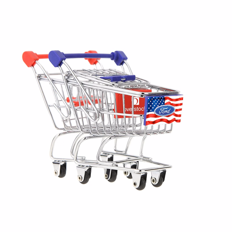 iPosh Mini Shopping Cart (Red)