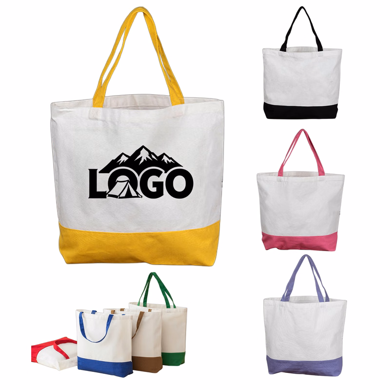 Portable Canvas Shopping Tote Bag