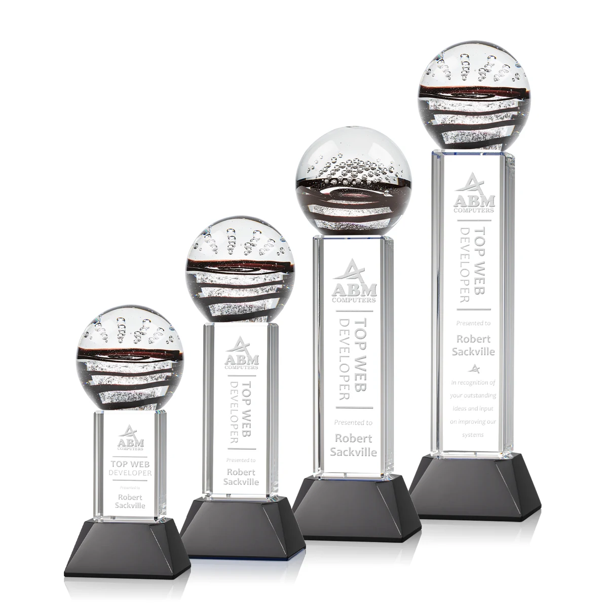 Serenity Award on Stowe Base - Black 1