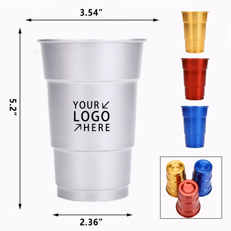 Reusable 16oz Aluminum Cup