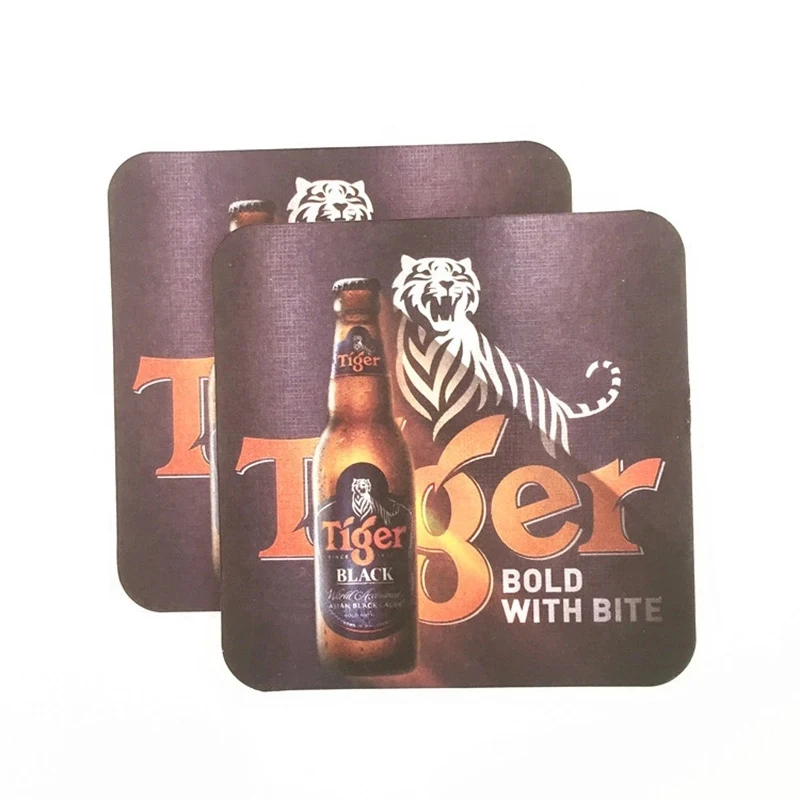 2 3/4"Square Paper Coasters 1