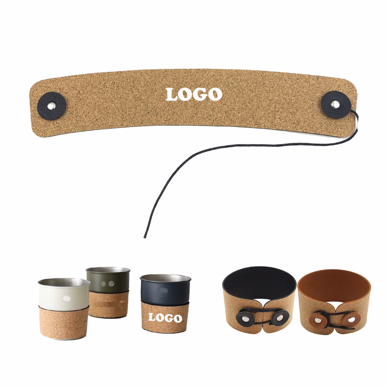 MOQ 20 pcs Eco Cork Tumbler Cover
