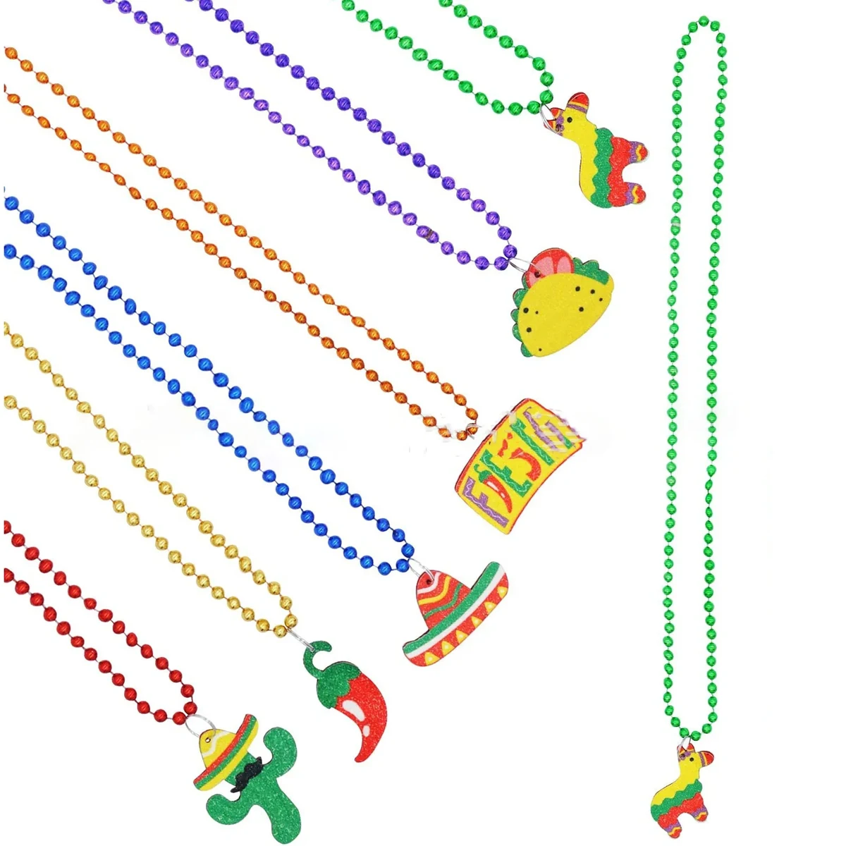 Custom Shaped Plastic Badges Necklace 1