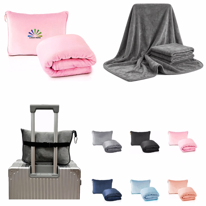 Thickened Warm Flannel Travel Blanket