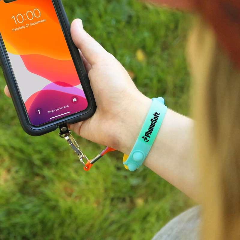 Phone Holder Wristlet Key Chain
