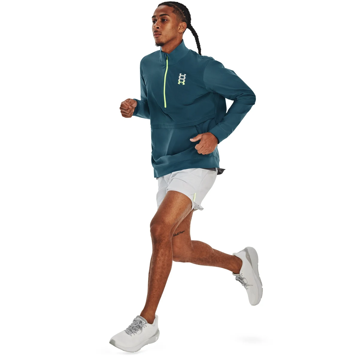 UA Run Anywhere Men's Pullover, custom hoodie or sweatshirt with logo imprint 1