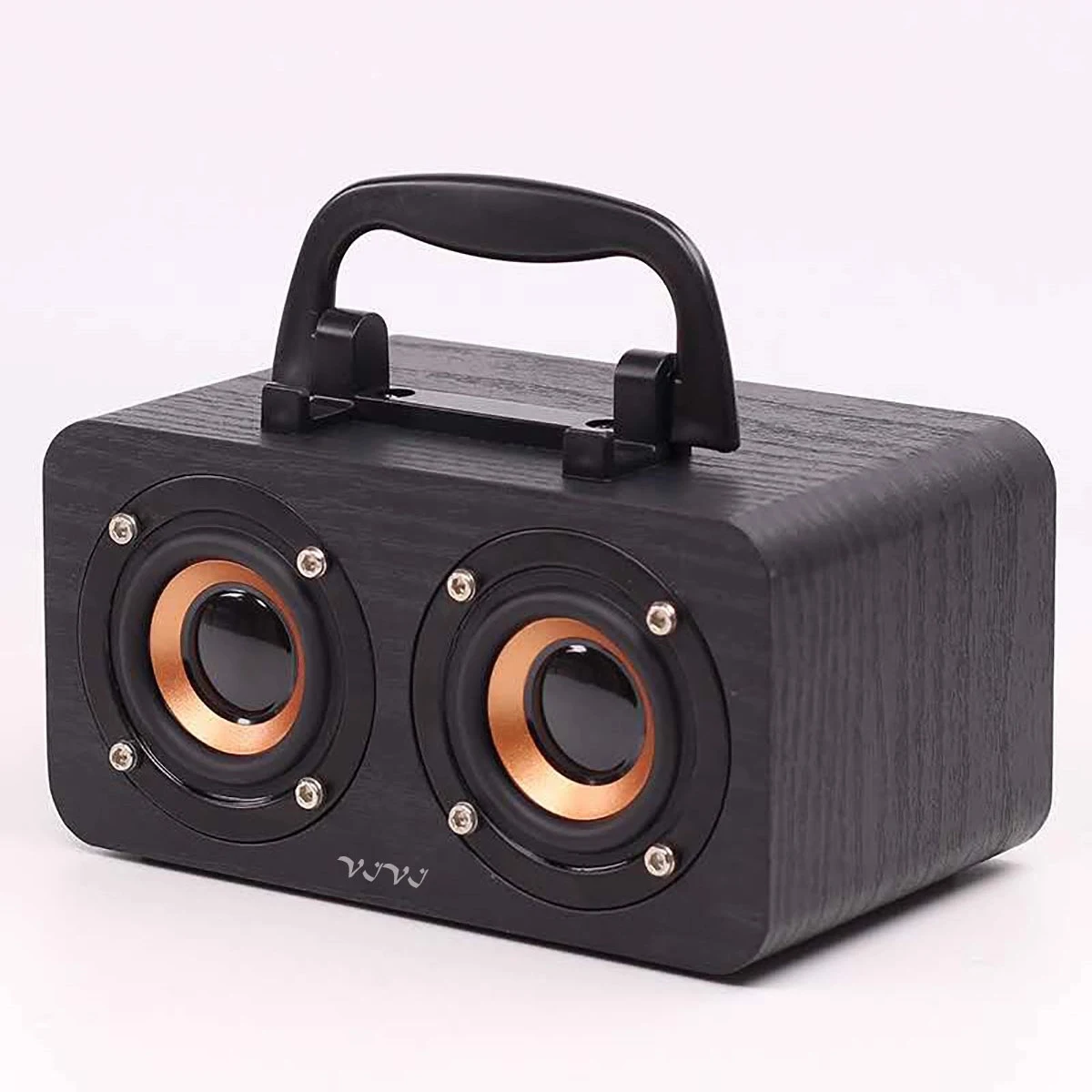 Wooden Bluetooth Speaker Wireless With Handle 1