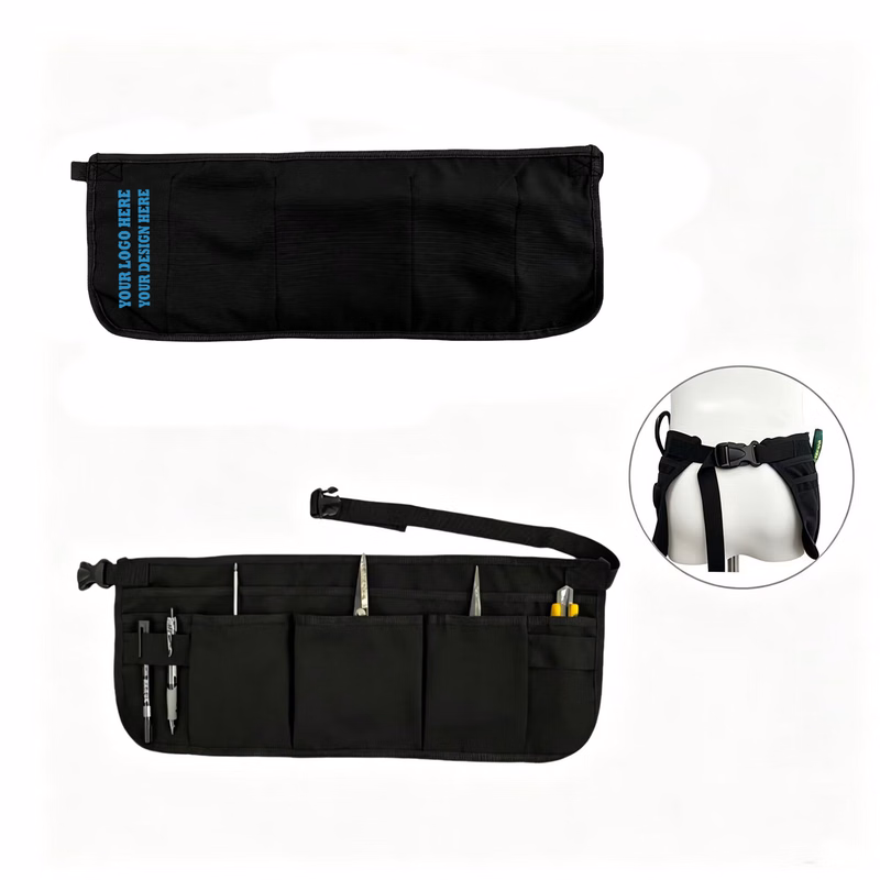 Multi Pocket Polyester Work Waist Tool Pouch Apron