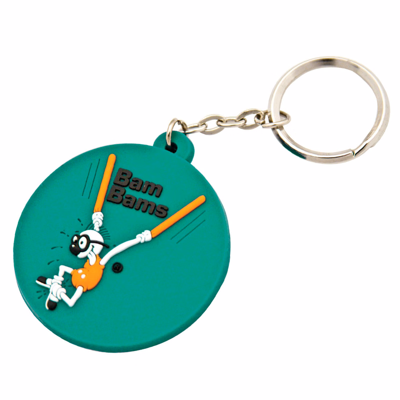 Soft PVC Key Tag 2D on 1 side; Up to 2.75" diameter