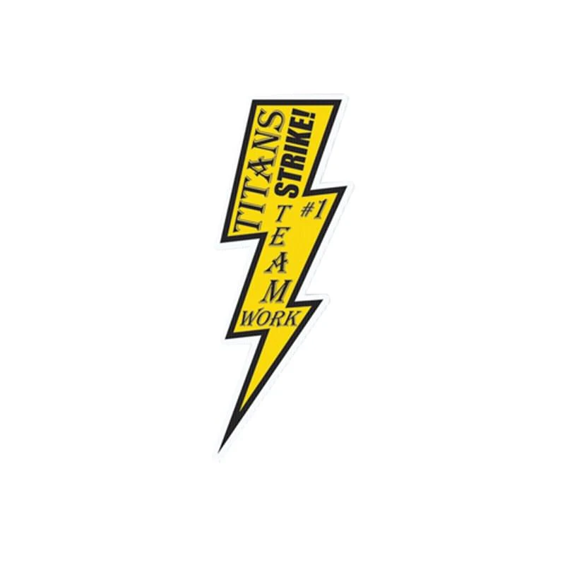 Corrugated Plastic Lightning Bolt Shape Rally Sign 1