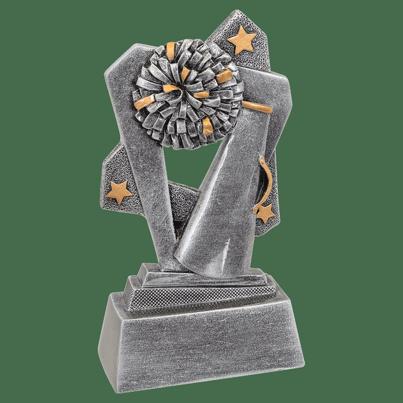 5-1/2" Tall Cheer Triumph Resin Award