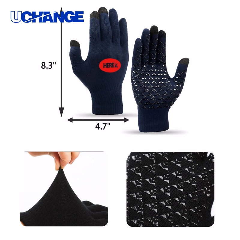 Anti-Slip Knitted Gloves
