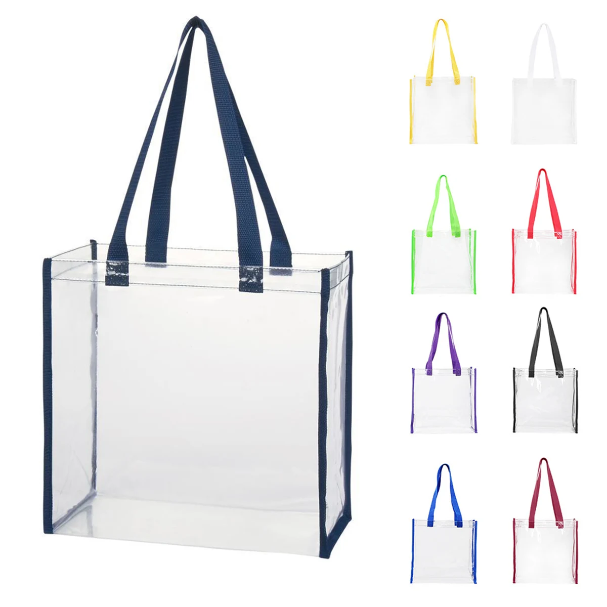 PVC Clear Shopping Tote Bag 1