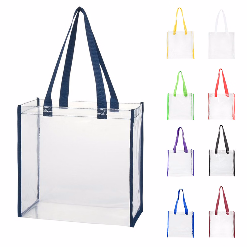PVC Clear Shopping Tote Bag