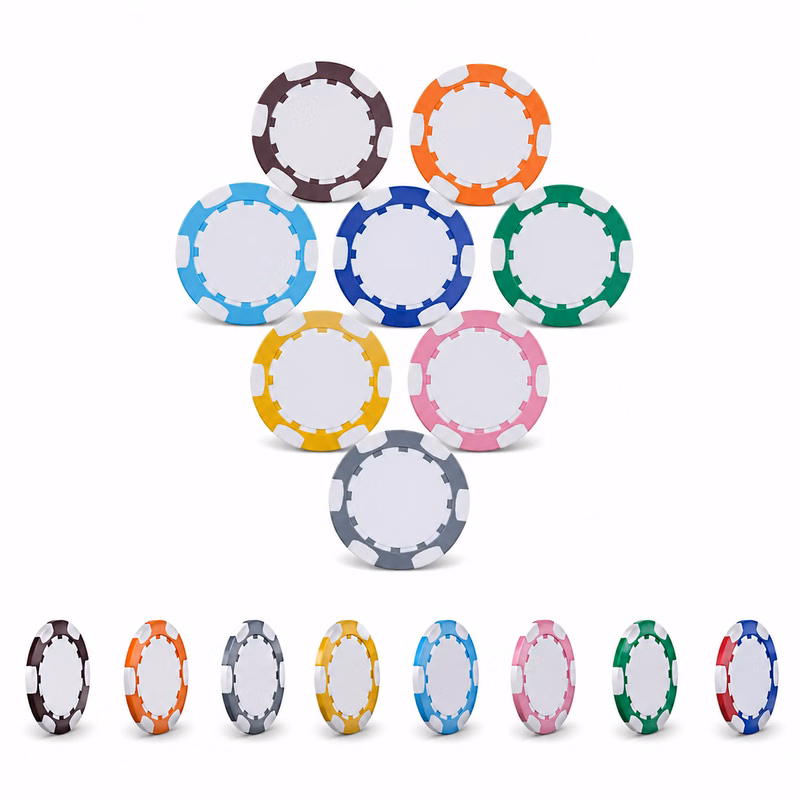 Customizable ABS Poker Discs