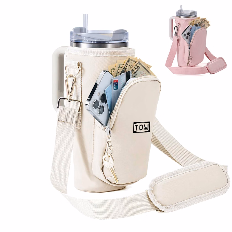 40OZ Diving Material Crossbody Car Insulation Cup Cover