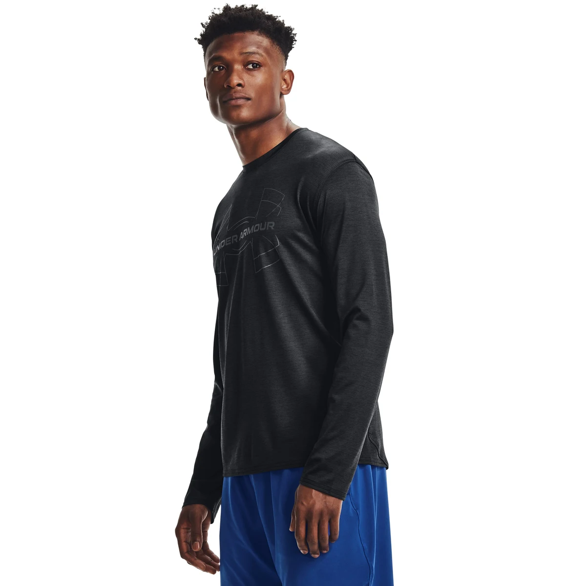 Men's UA Training Vent Graphic Long Sleeve, custom athletic wear with logo imprint 1