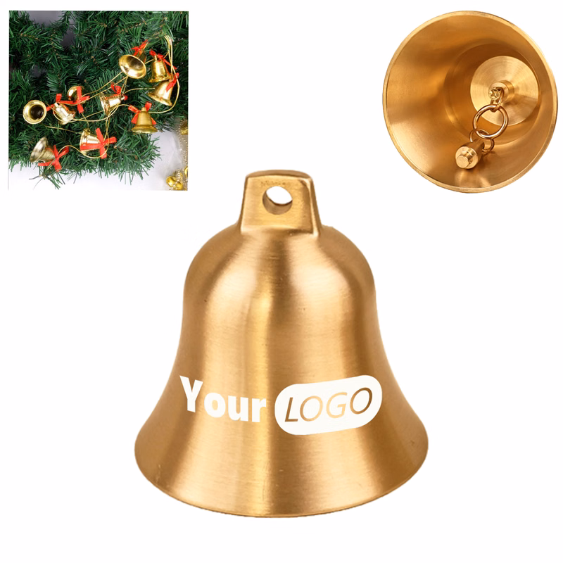 Brass Holiday Bell Ornament