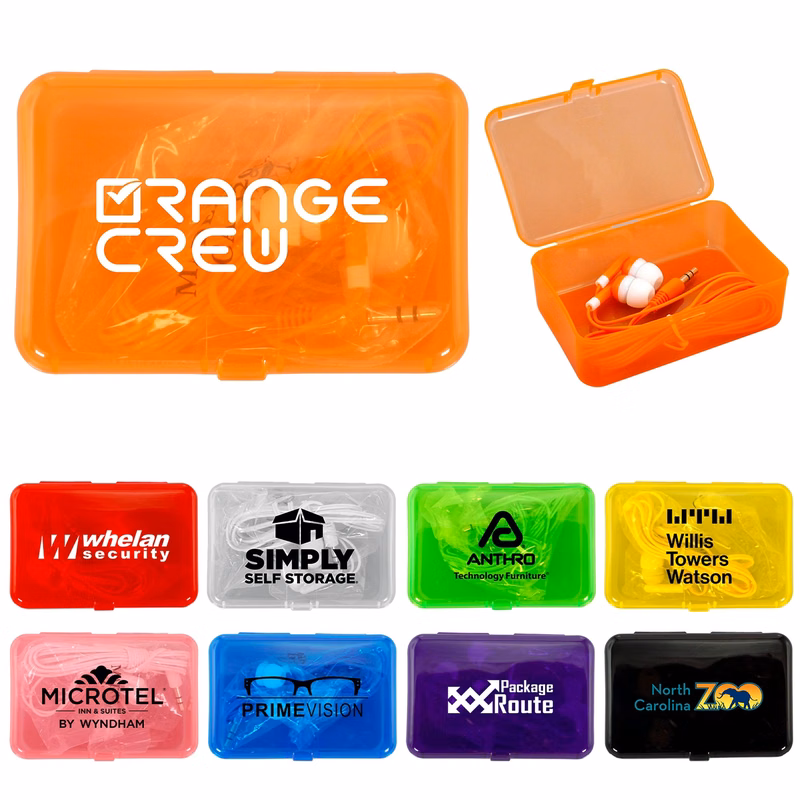 TECHIE BOX WITH EAR BUDS