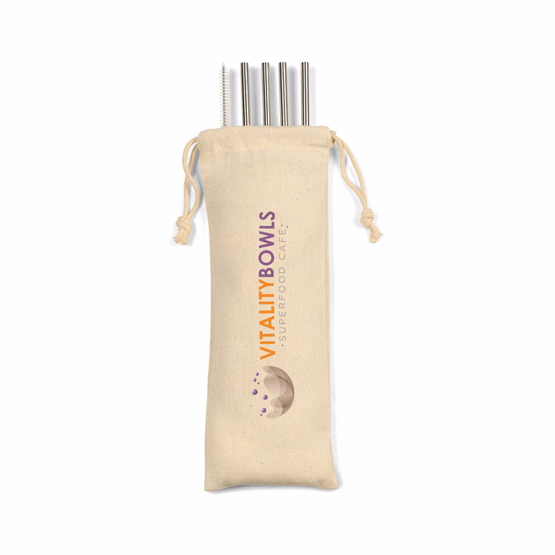 Reed Stainless Steel Straw Set