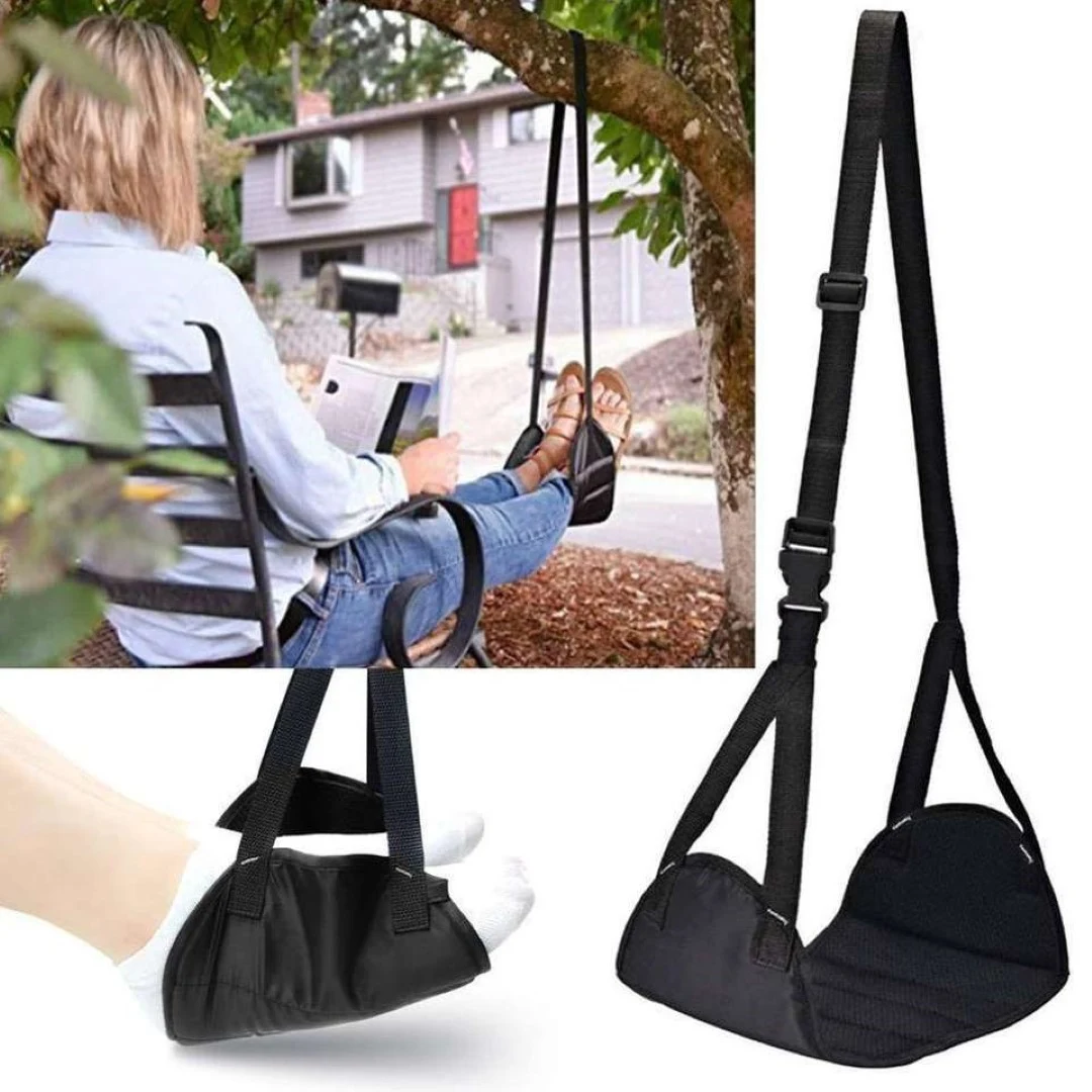 adjustable Hammock Foot Rest Office Travel 1