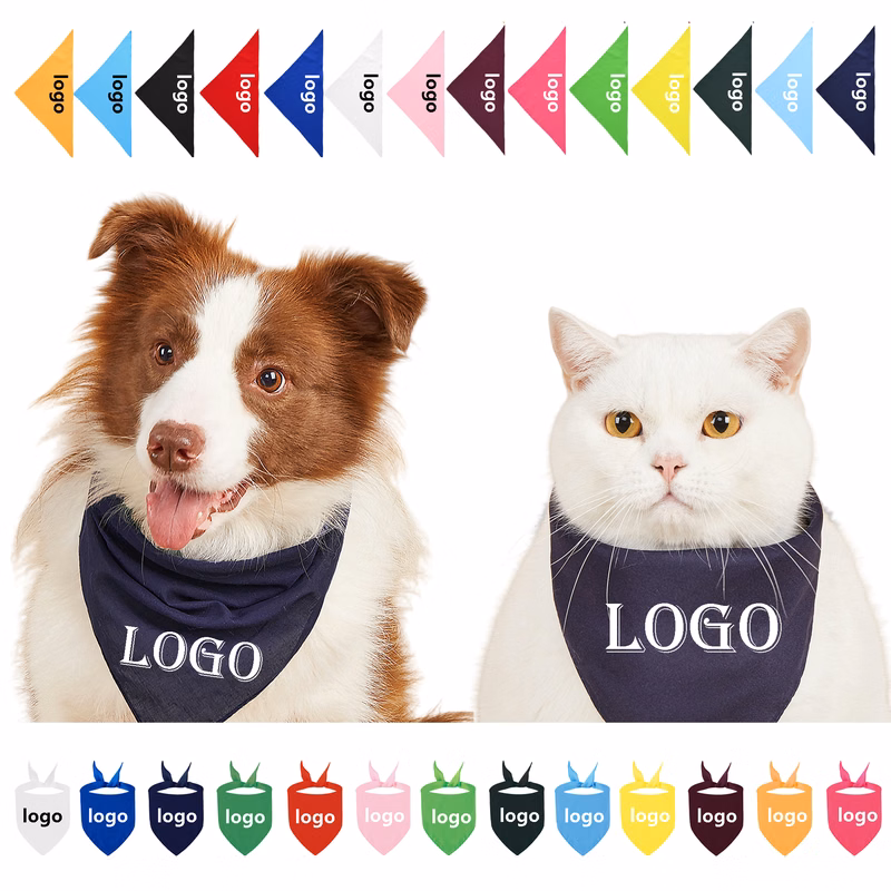 Polyester Pet Bandanas MOQ100PCS