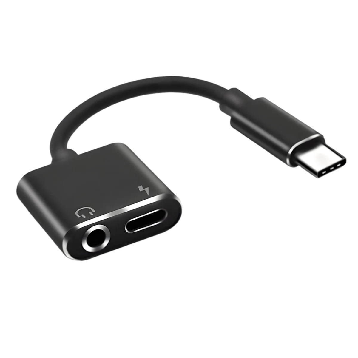 USB-C to 3.5mm Headphone Adapter 2-in-1 Audio Converter 1