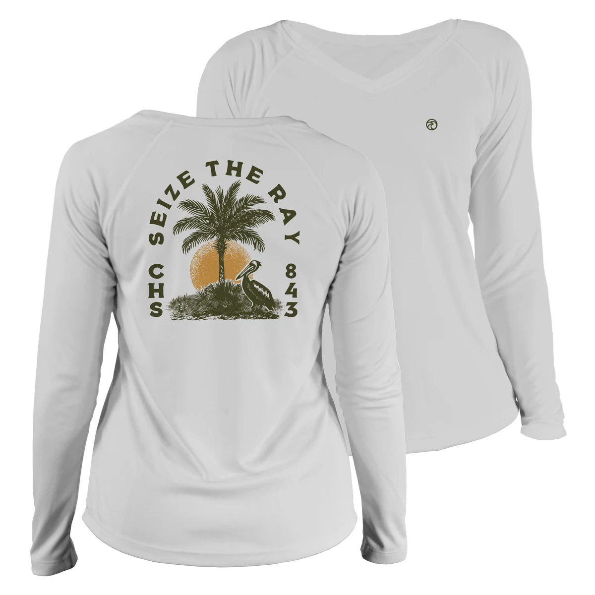 Vapor Apparel Women's Solar Long Sleeve V-Neck Shirt 1