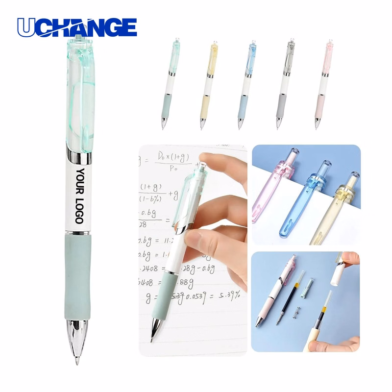Morandi Click-Action Macaron Pen Tool with Precision Tip