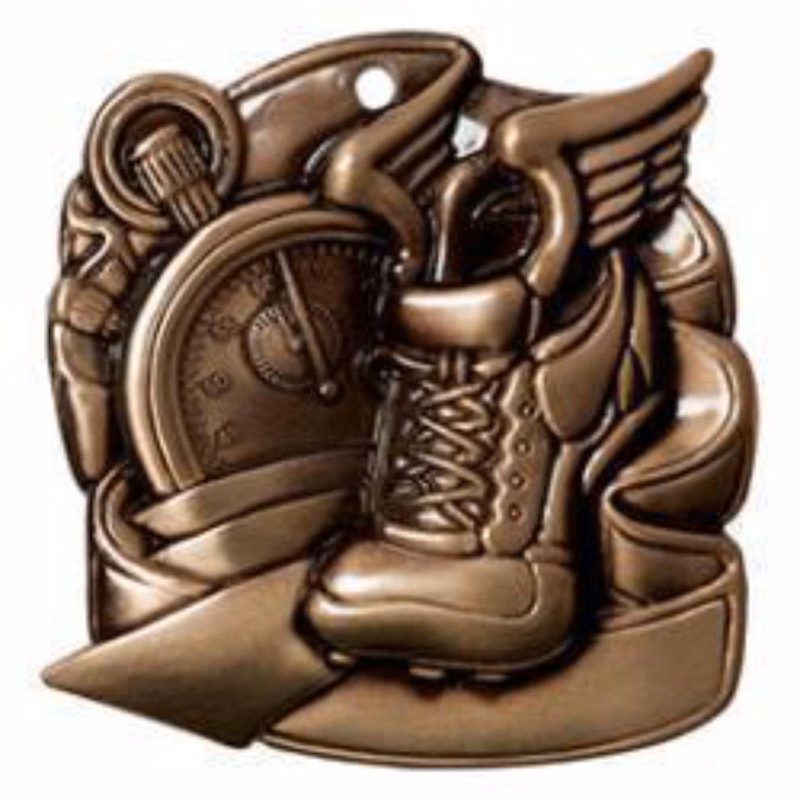 Track High Relief Design 2-1/2"
