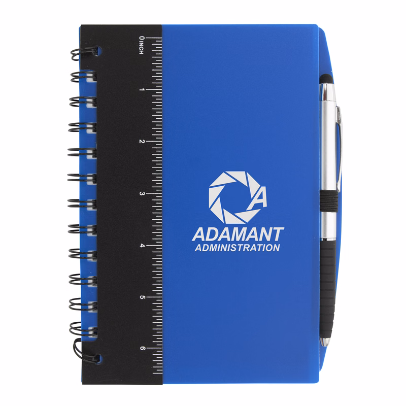 Good Value™ 5” x 7” Ruler Notebook with Flags and Stylus Pen