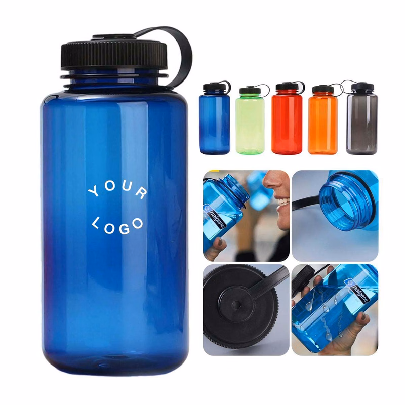 Durable Plastic Sports Water Bottle with Handle