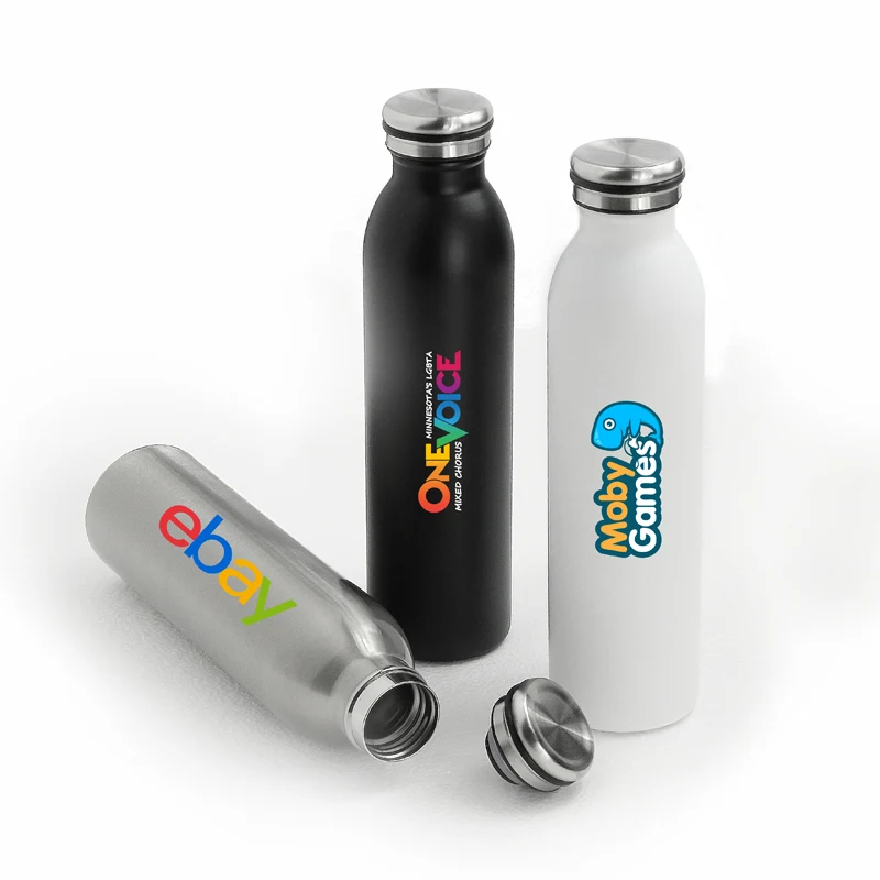 20 Oz. iPosh Double Wall Stainless Steel Vacuum Insulated Bottle, custom water bottle with logo imprint 1