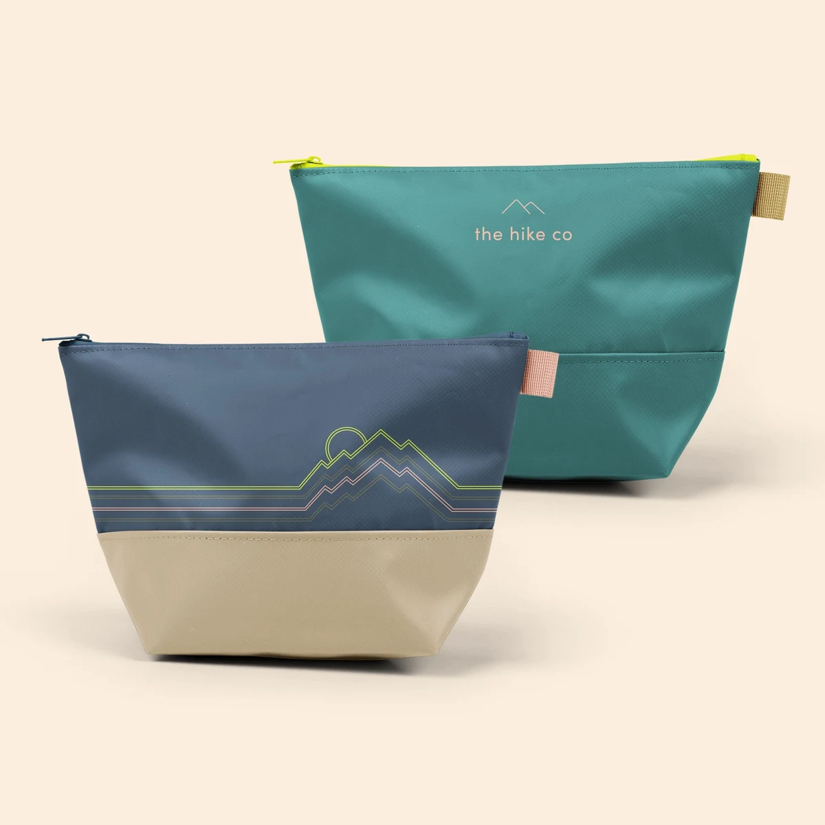 GADGET POUCH - TARPAULIN 4CP SS ONE LOCATION IMPRINT - LARGE - TWO TONE PANEL 1