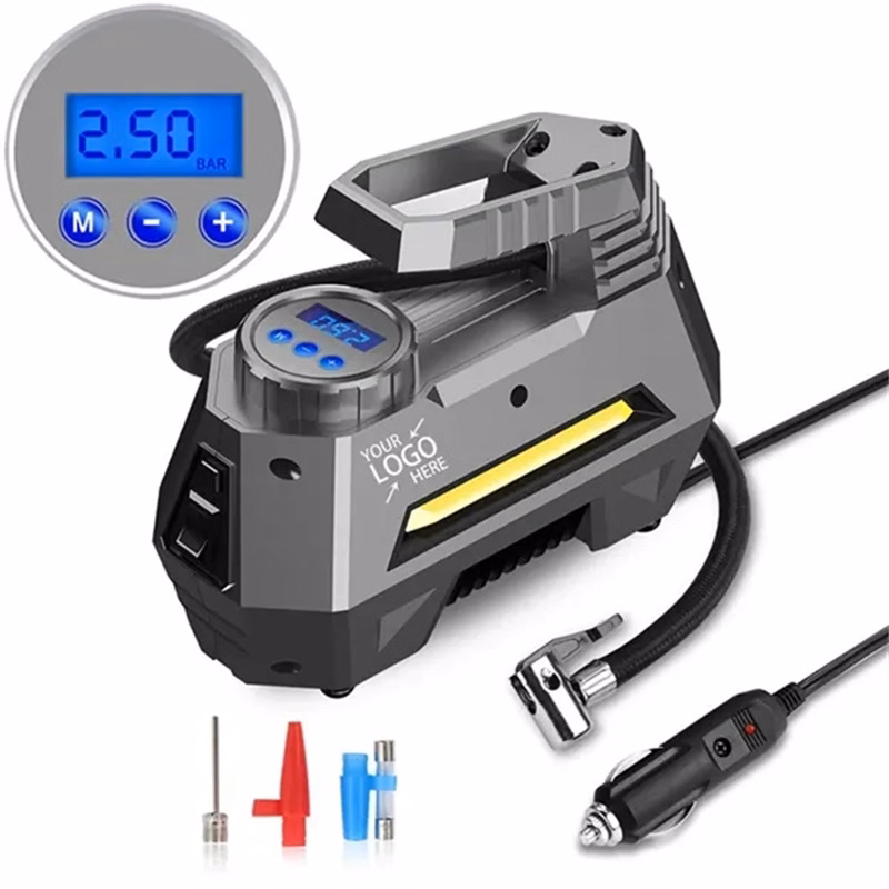 Car Tire Pump Inflator With Digital Pressure Gauge