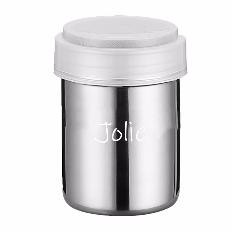Stainless Steel Powder Sugar Shaker With Lid
