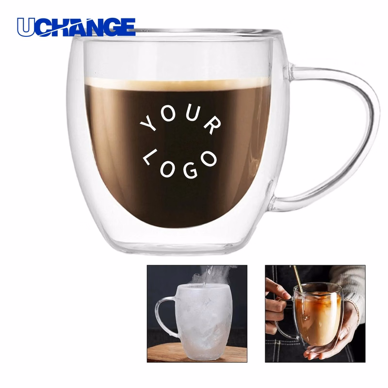 Borosilicate Glass Tea Cup Drinkware 9oz Capacity
