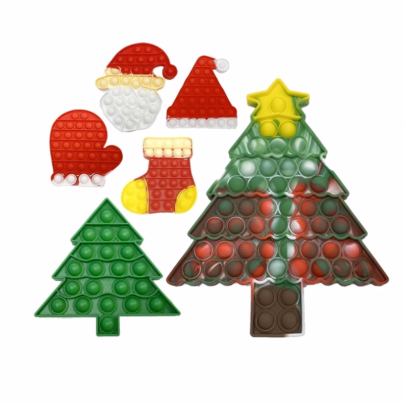 Christmas Push Pop Bubble Fidget Toy